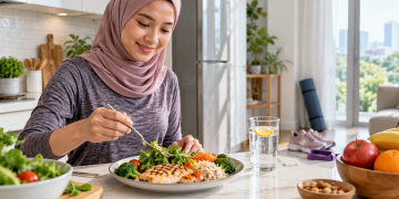 Cara turunkan berat badan secara sihat dengan pemakanan seimbang dan aktiviti fizikal