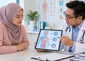 Doktor menerangkan rawatan GLP-1 untuk pengurusan berat badan kepada pesakit